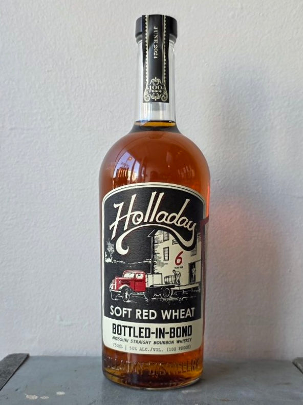 Ben Holladay, 6 Year Old Bottled-In-Bond Soft Red Wheat Missouri Bourbon Whiskey (NV)