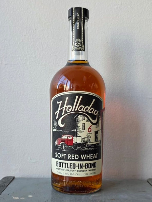 Ben Holladay, 6 Year Old Bottled-In-Bond Soft Red Wheat Missouri Bourbon Whiskey (NV)