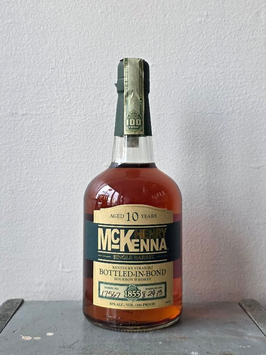 Henry Mckenna, Straight Bourbon Single Barrel Bottled in Bond 10 Year (NV)