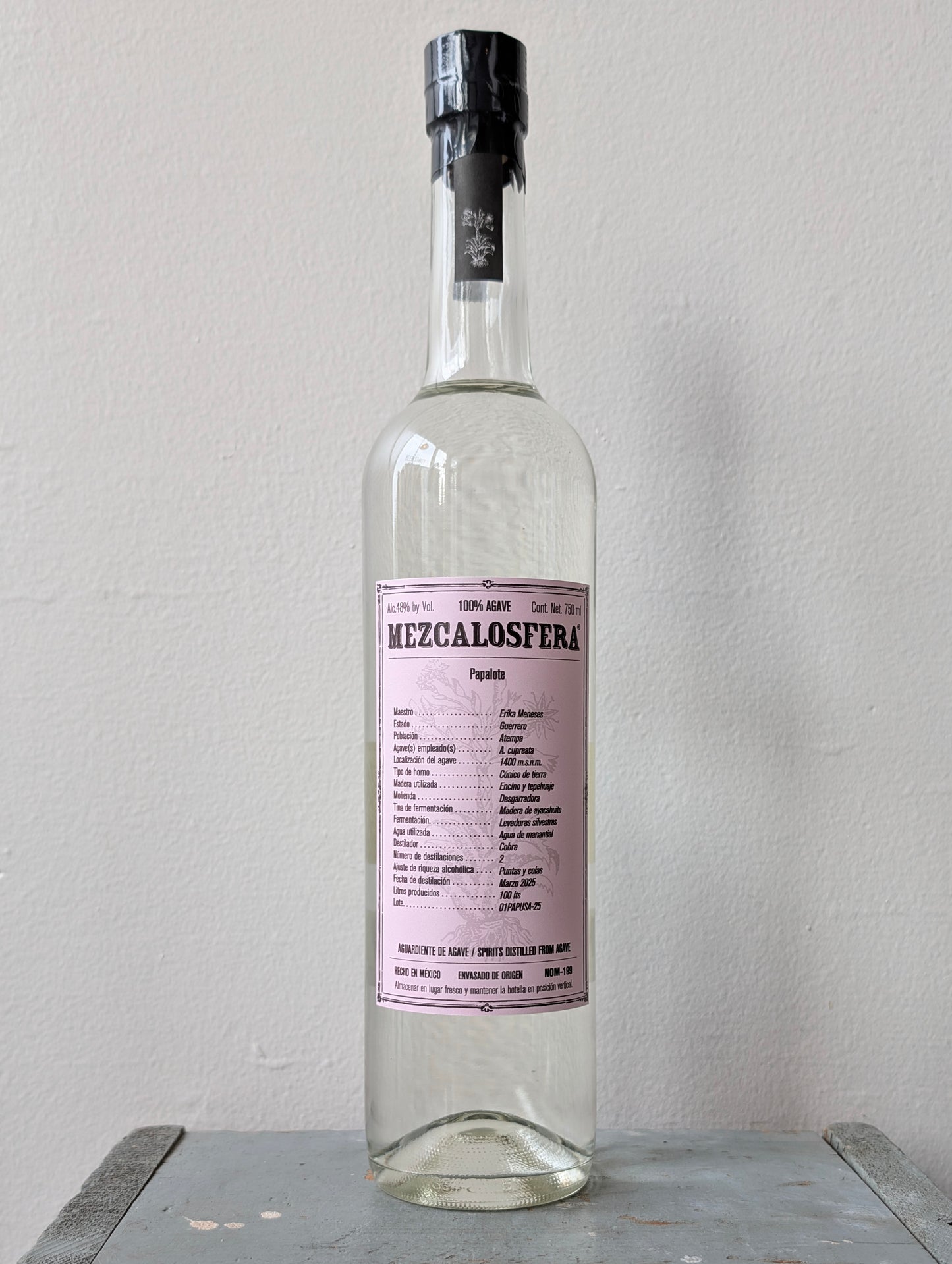 Mezcalosfera By Mezcaloteca, Papalote Erika Meneses Aguardiente de Agave (NV)