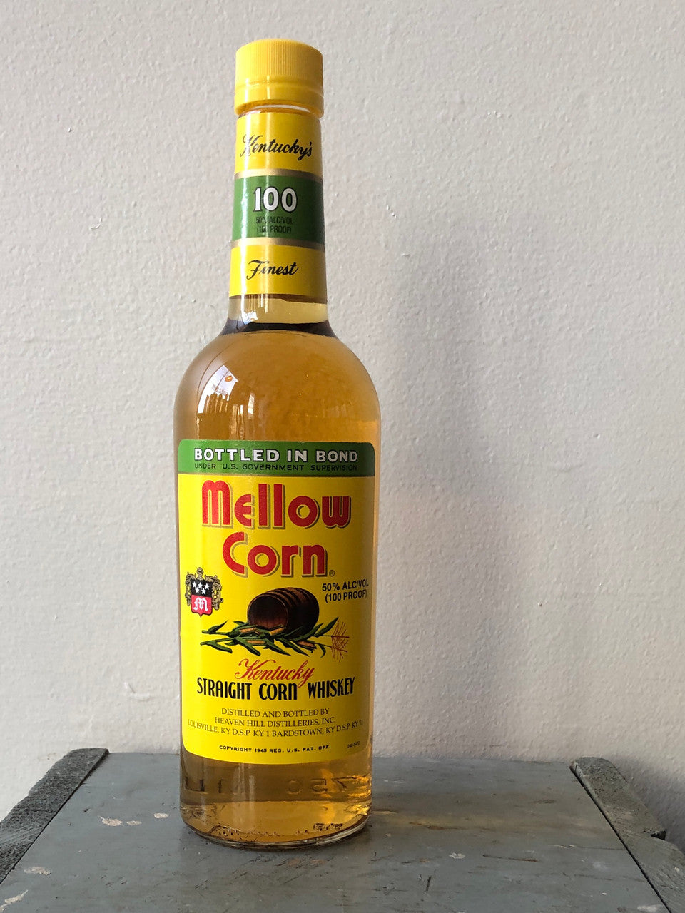 Mellow Corn, Straight Corn Whiskey Bottled In Bond