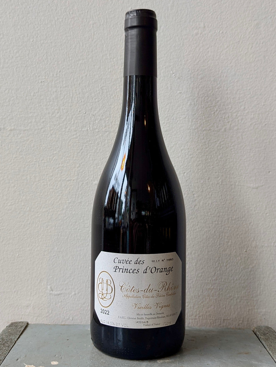 Christian Bonfils, Côtes du Rhône Villages Rouge Cuvée des Princes d'Orange (2022)