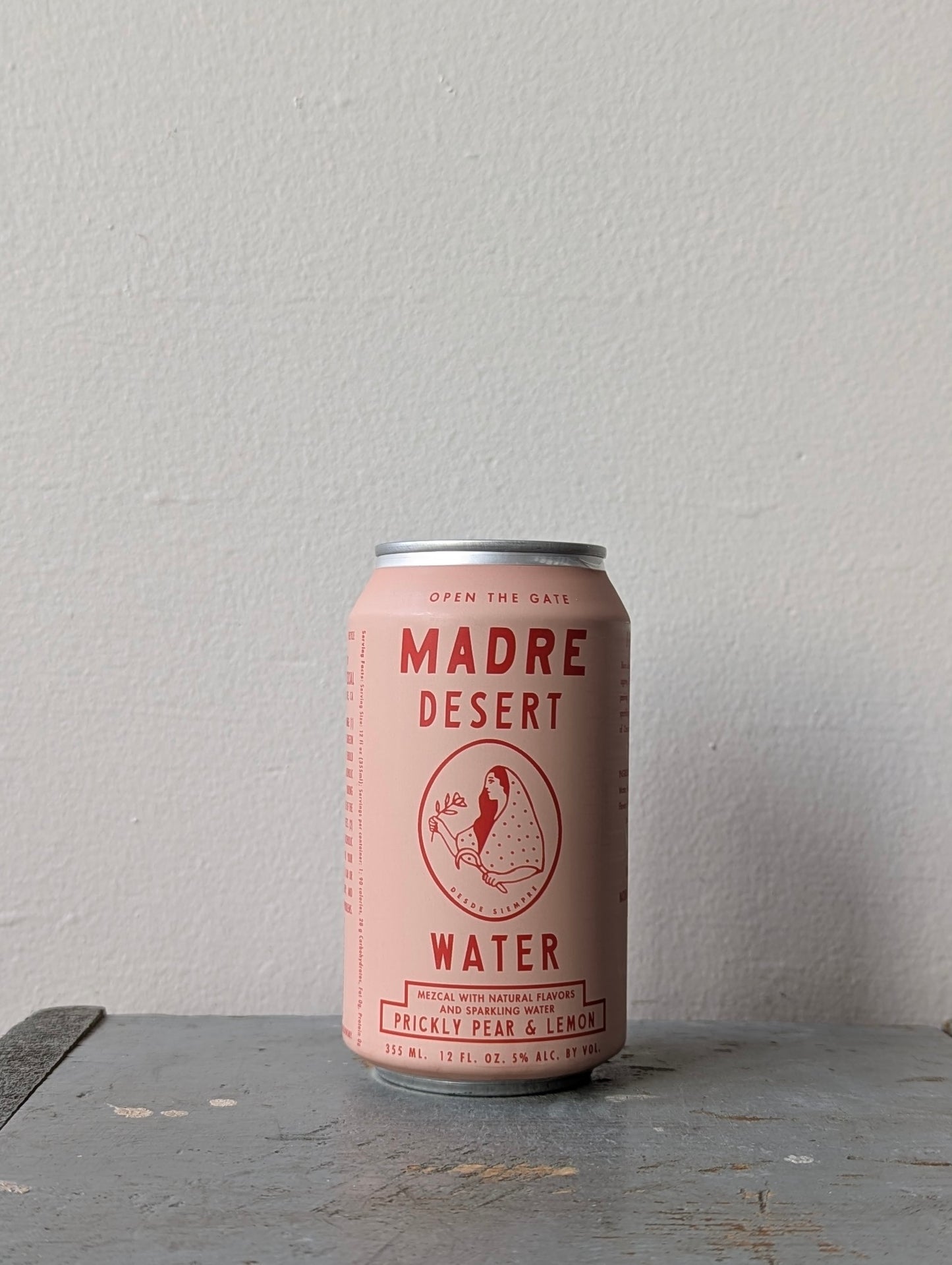 Madre Mezcal, Desert Water Prickly Pear & Lemon (NV) · 12 oz Can