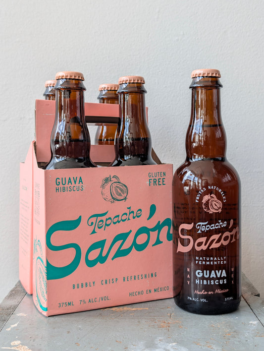 Tepache Sazón, Guayaba Y Jamaica (NV) · 375 mL