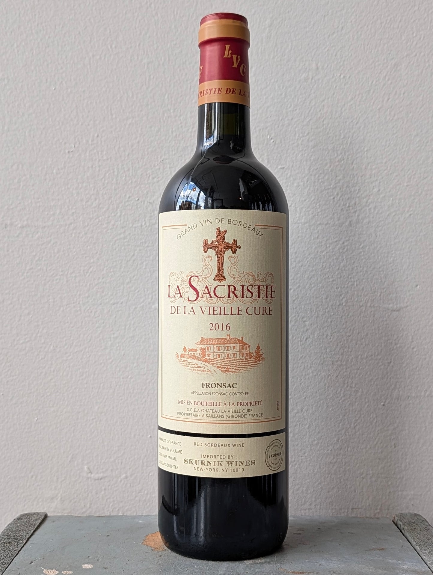 Chateau La Vieille Cure, La Sacristie de la Vieille Cure Fronsac (2016)