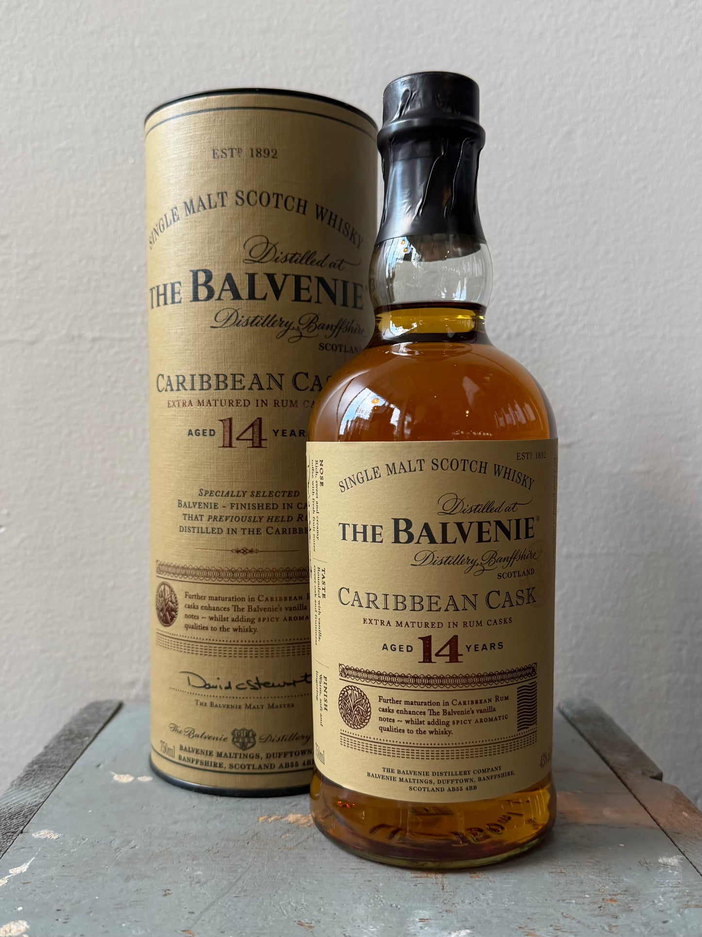 The Balvenie, Caribbean Cask 14 Year Single Malt Scotch Whisky (NV)