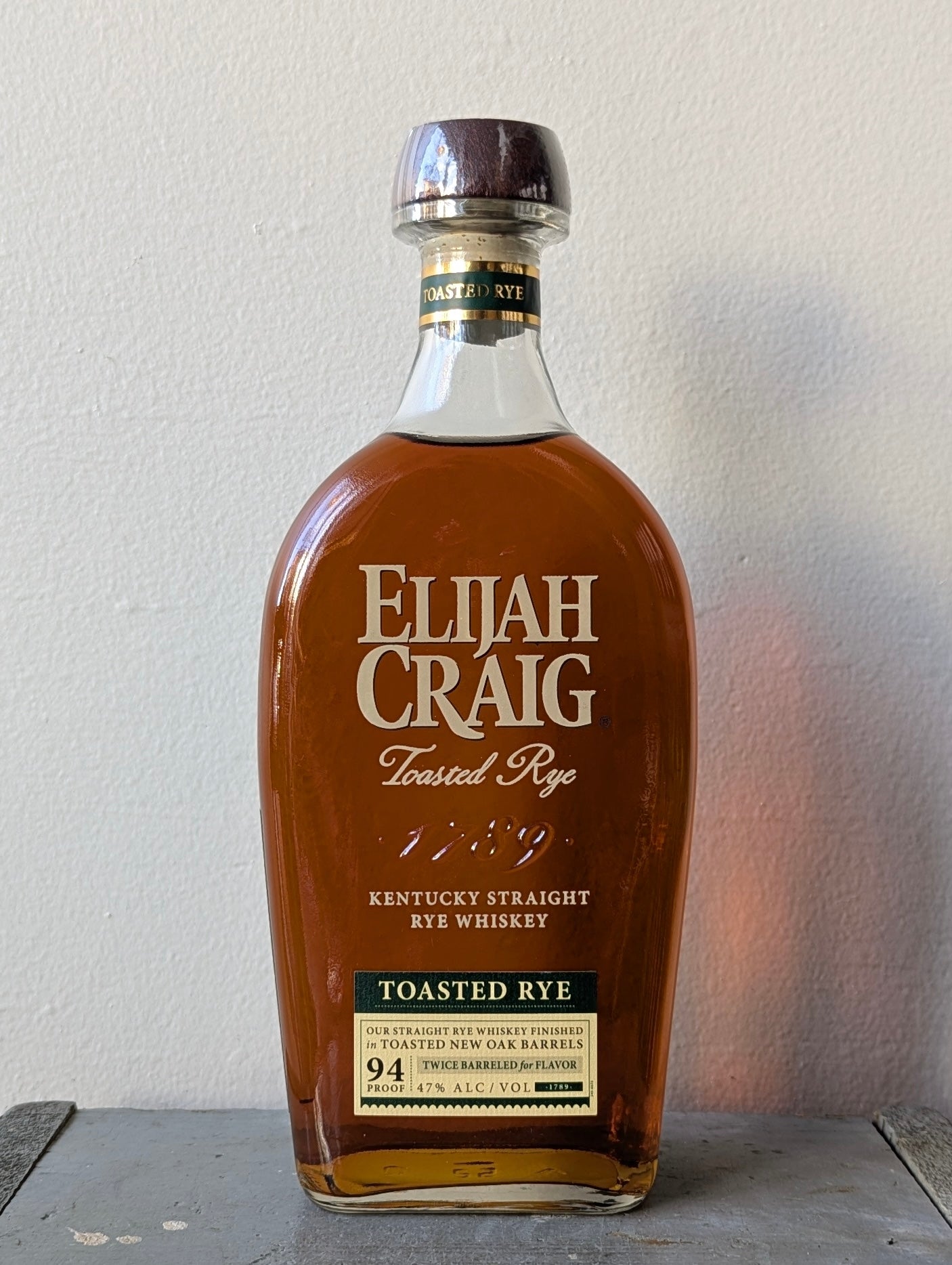 Elijah Craig, Toasted Rye Kentucky Straight Rye Whiskey (NV)