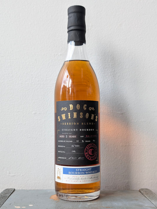 Doc Swinson's, 5 Years Old Session Blend Straight Bourbon Whiskey (NV)