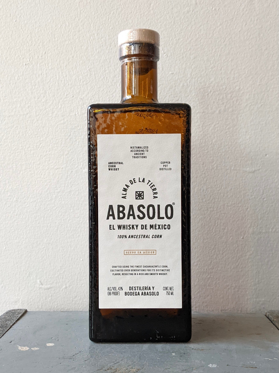 Abasolo Whisky, Ancestral Corn Alma De La Tierra Mexican Whisky (NV)